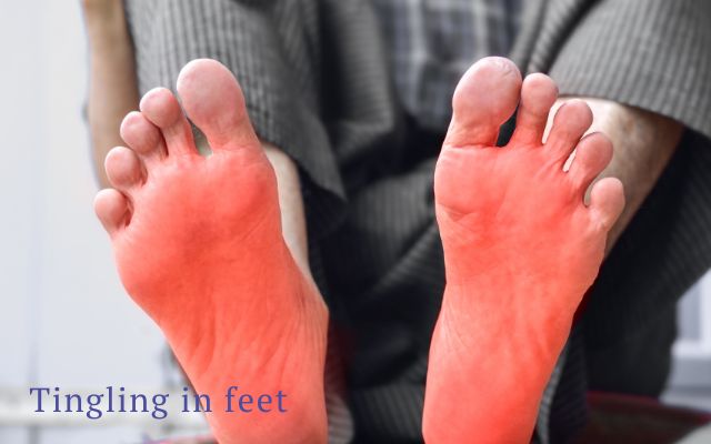 Tingling in feet